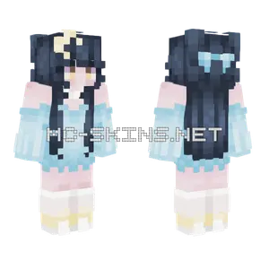 Pastel Blue Outfit Minecraft skin
