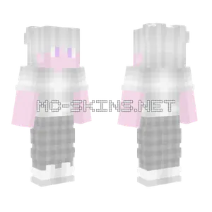 Pastel Boy White Outfit Minecraft skin