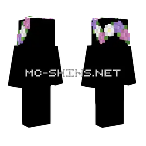 Pastel Flower Crown Girl Minecraft skin