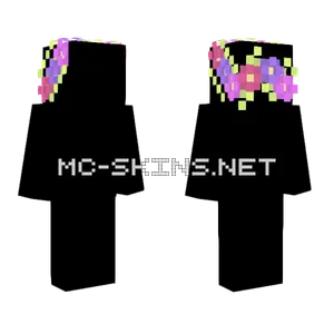 Pastel Flower Head Minecraft skin