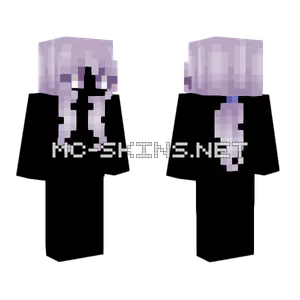 Pastel Flower Purple Ponytail Minecraft skin