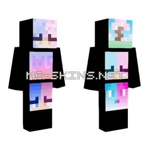 Pastel Goth Skin Minecraft skin