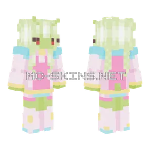 Pastel Kawaii Outfit Minecraft skin