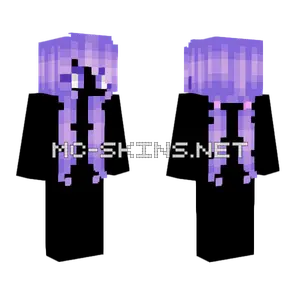Pastel Purple Fade Pigtails Minecraft skin
