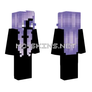 Pastel Purple Lavender Fade Hair Minecraft skin