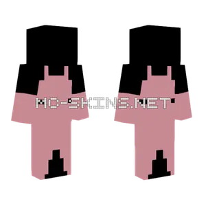 Pastel Strawberry Milkshake Dress Minecraft skin