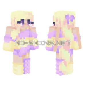 Pastel Sugar Girl Minecraft skin