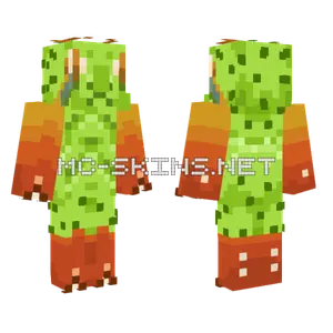 Patentpended Green Creature Minecraft skin