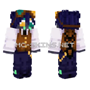 Pav W Bicolor Goggles Minecraft skin
