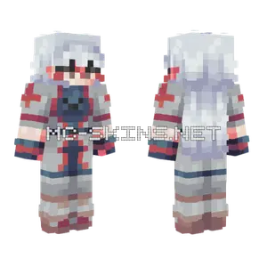 Paya White Outfit Minecraft skin