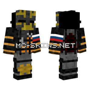 Payday 2 Russian Mercenary Minecraft skin