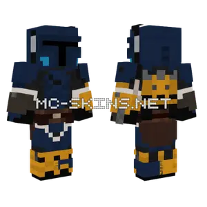 Paz Vizsla The Mandalorian Minecraft skin