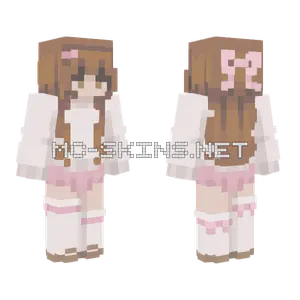 Peachy Girl Minecraft skin