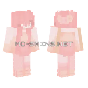 Peachy Pink Girl Minecraft skin