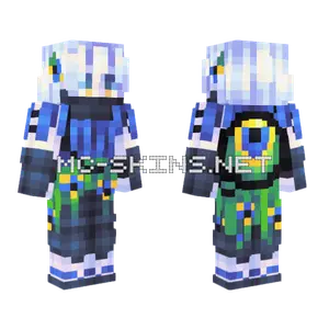 Peacock Assassin Boy Minecraft skin