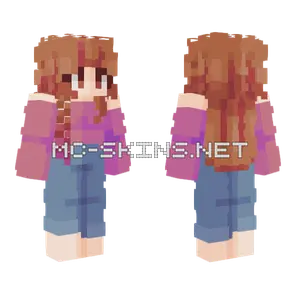 Peanut Butter Jelly Girl Minecraft skin