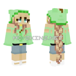 Pear Girl V 02 Minecraft skin