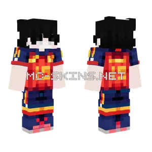 Pedri Esp I Minecraft skin