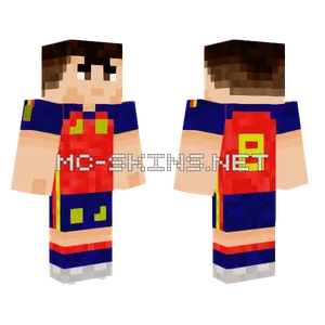 Pedri Mundial 2026 Minecraft skin