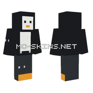 Penguin Hoodie Minecraft skin