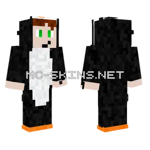 Penguin Onesie Boy Minecraft skin