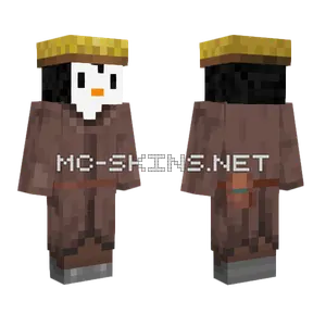 Penguin Villager Minecraft skin