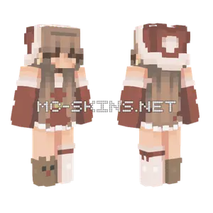 Peppermint Girl Minecraft skin