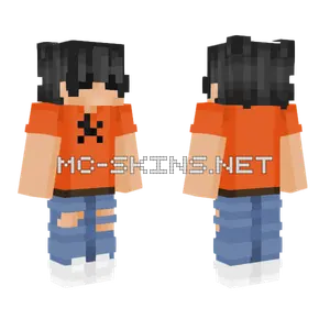 Percy Jackson Blue Overalls Minecraft skin