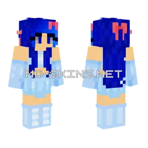 Periwinkle River Girl Minecraft skin