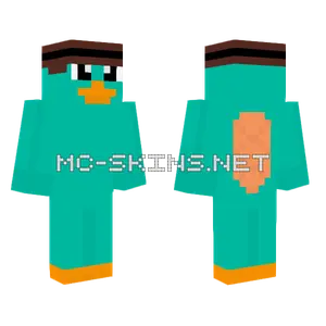 Perry The Platypus Minecraft skin