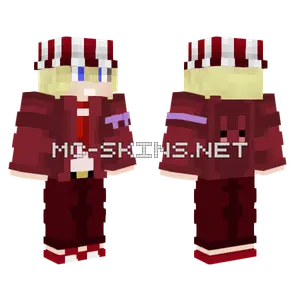 Ph1lza Red Rabbits Minecraft skin