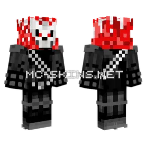 Phantom Rider Padded Red Minecraft skin