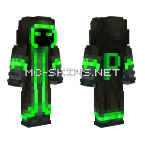 Phantomknpx Green Glow Minecraft skin