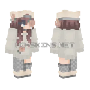 Pictured Flowers Minecraft skin