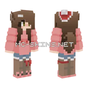 Piggy Winter Minecraft skin
