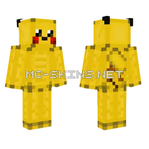Pikachu Minecraft skin