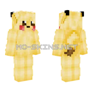 Pikachu Minecraft skin