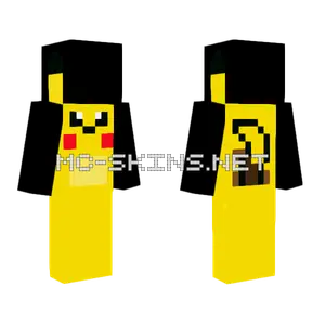 Pikachu Fixed Minecraft skin