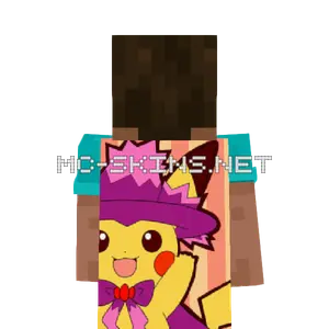 Pikachu Halloween cape, outside and lining