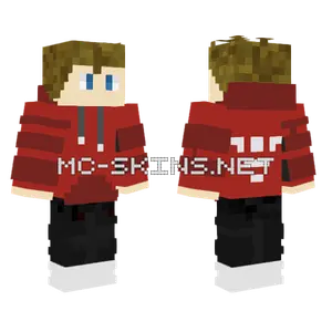Pilohd Chill Red Minecraft skin