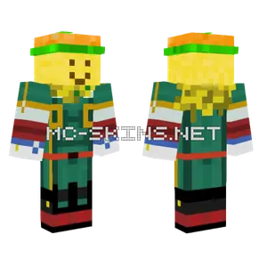Pineapple Deku Minecraft skin