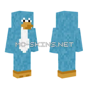 Pinguino Azul Minecraft skin