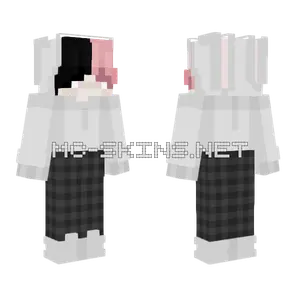 Pink And Black Boy Minecraft skin