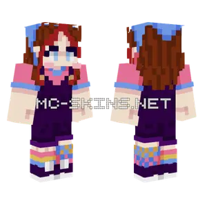 Pink and Blue Outfit