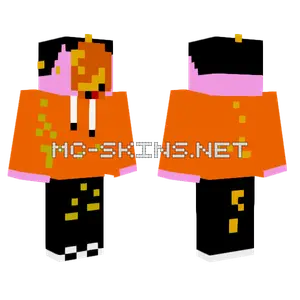 Pink and Orange Jester