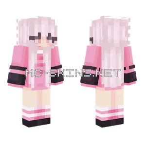 Pink And Purple Minecraft skin