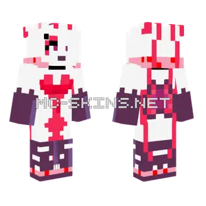 Pink and Purple Figure
