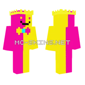 Pink and Yellow Jester