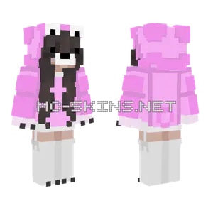 Pink Bear Minecraft skin