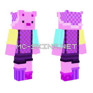 Pink Bear Skin Minecraft skin